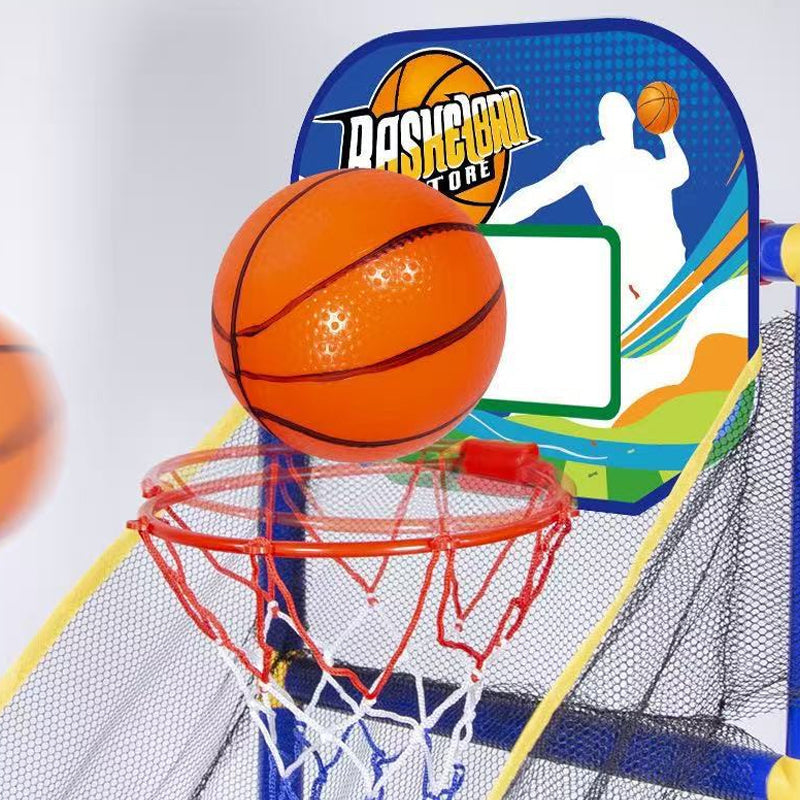 ⏰50% RABATT JETZT!⛹️Schnelle Lieferung 🚚💨Indoor-Basketball-Arcade-Spiel für Kinder mit 4 Bällen🏀