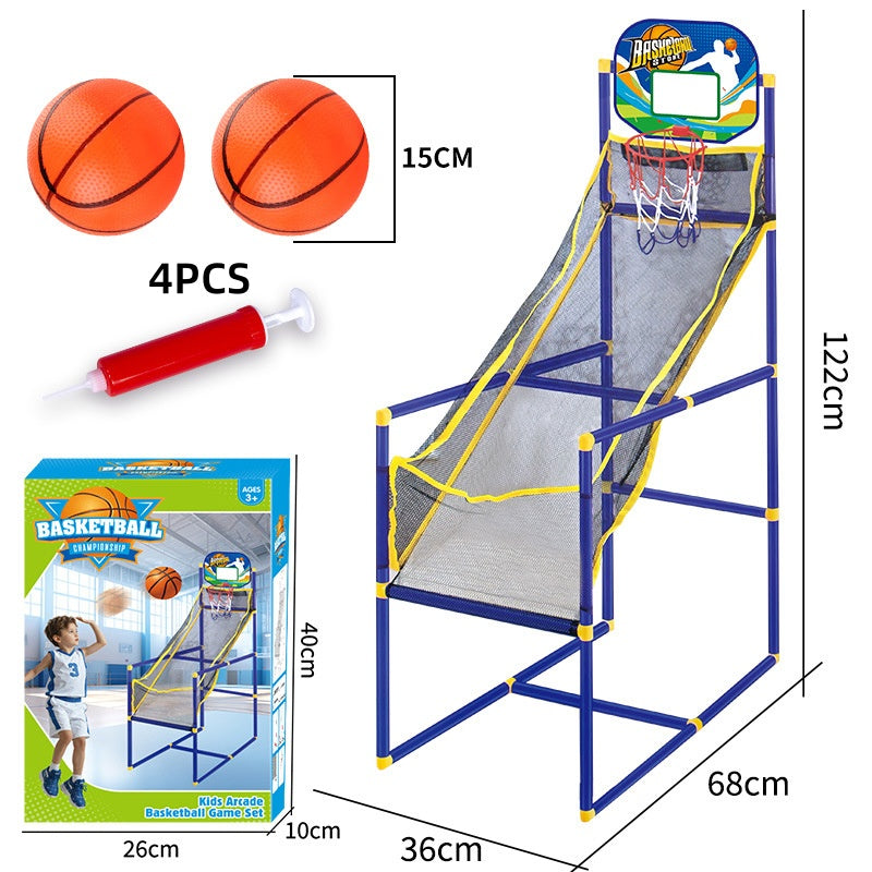 ⏰50% RABATT JETZT!⛹️Schnelle Lieferung 🚚💨Indoor-Basketball-Arcade-Spiel für Kinder mit 4 Bällen🏀