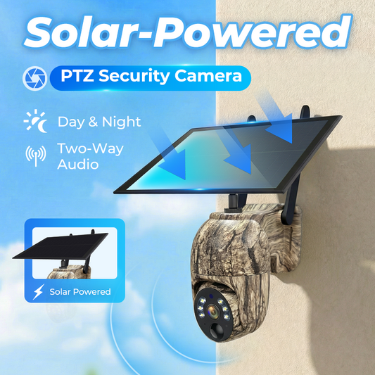 📹 50% RABATT FÜR KURZE ZEIT! ☀️ SOLAR-PTZ-KAMERA – 360° Panorama, 4 MP, IP66 Wetterfest & Bewegungsalarm ✨