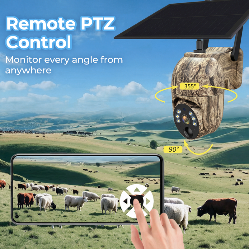 📹 50% RABATT FÜR KURZE ZEIT! ☀️ SOLAR-PTZ-KAMERA – 360° Panorama, 4 MP, IP66 Wetterfest & Bewegungsalarm ✨