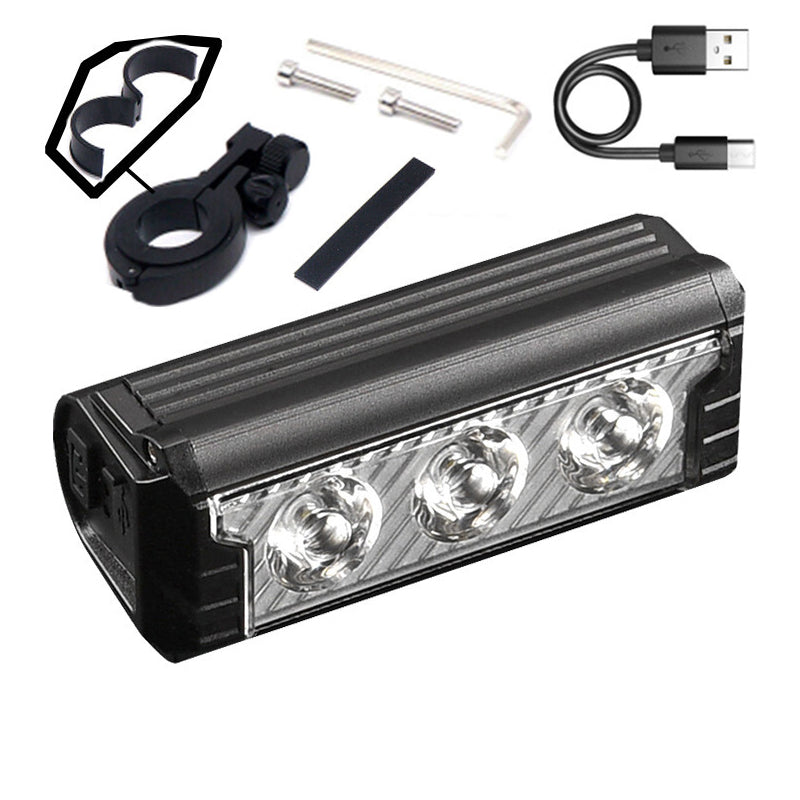💡 2000 Lumen Dual-Beam-Fahrradscheinwerfer – heller, USB-aufladbarer Frontscheinwerfer mit wasserdichtem Gehäuse und einstellbarem Lichtstrahl. Perfekt für Nachtfahrten und anspruchsvolle Mountainbike-Touren.