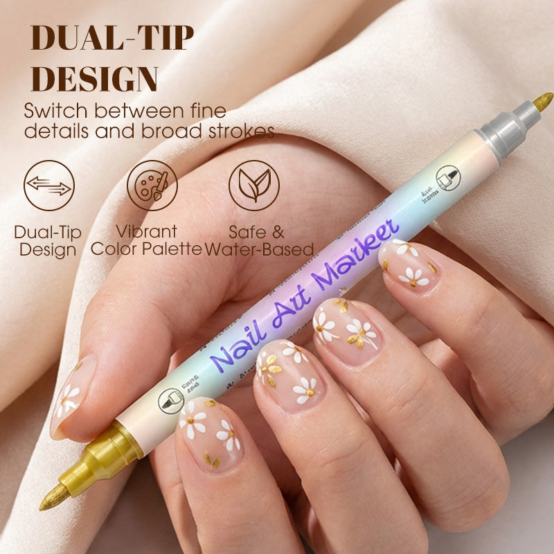 💅🥳 HEISSER SALE 2026 – 50% RABATT! Nagelkunst-Stift-Set mit zwei Spitzen – 50.000+ verkauft! ✨