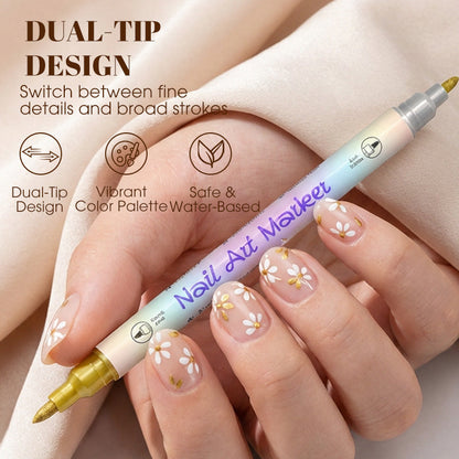 💅🥳 HEISSER SALE 2026 – 50% RABATT! Nagelkunst-Stift-Set mit zwei Spitzen – 50.000+ verkauft! ✨