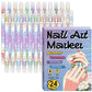 💅 Nageldesign-Pen mit 2-in-1 Spitze – Präzise Linien & Details – Ideal für zu Hause oder unterwegs – saubere, professionelle Nagelkunst ohne großen Aufwand ✨