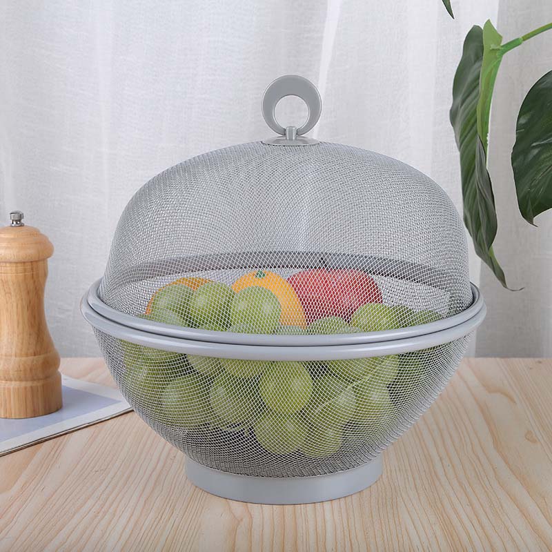 🧺 LIMITIERTE AKTION: 50% RABATT! 🍇 Obstkorb mit Deckel – atmungsaktives Netz, Abtropffunktion ✨