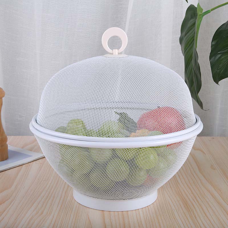 🧺 LIMITIERTE AKTION: 50% RABATT! 🍇 Obstkorb mit Deckel – atmungsaktives Netz, Abtropffunktion ✨