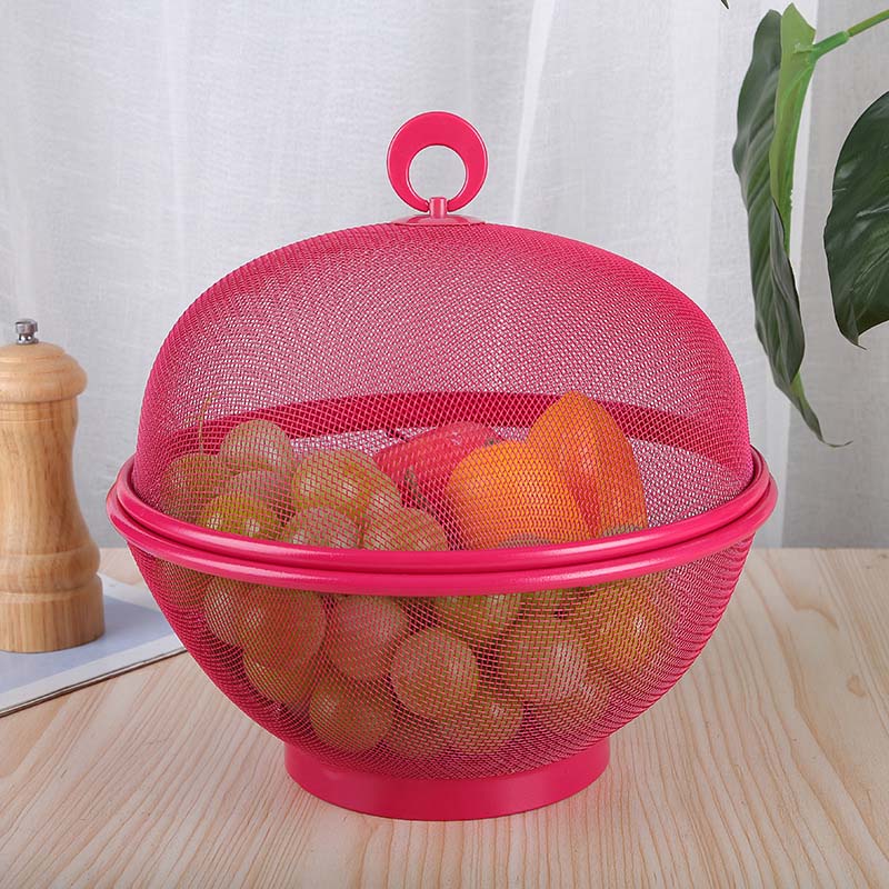 🧺 LIMITIERTE AKTION: 50% RABATT! 🍇 Obstkorb mit Deckel – atmungsaktives Netz, Abtropffunktion ✨