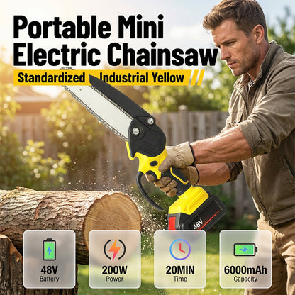 🔥 50% RABATT JETZT! Tragbare Mini-Elektrokettensäge – Sägt Äste wie Butter – in einer Sekunde einsatzbereit! ⚡