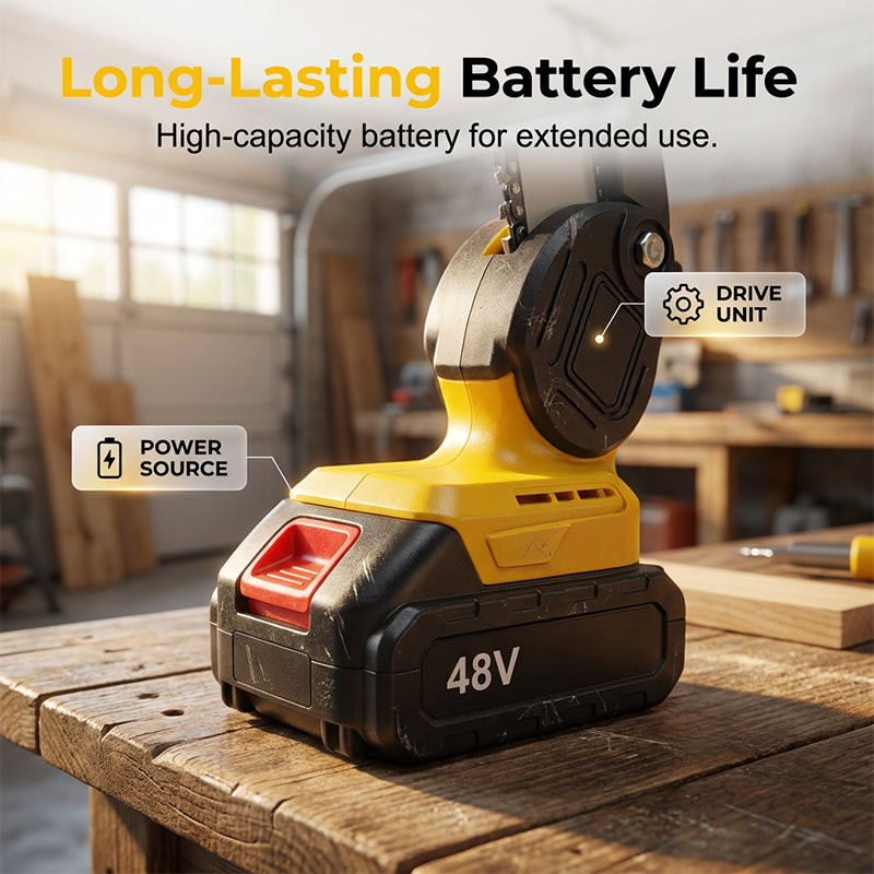 🔥 50% RABATT JETZT! Tragbare Mini-Elektrokettensäge – Sägt Äste wie Butter – in einer Sekunde einsatzbereit! ⚡
