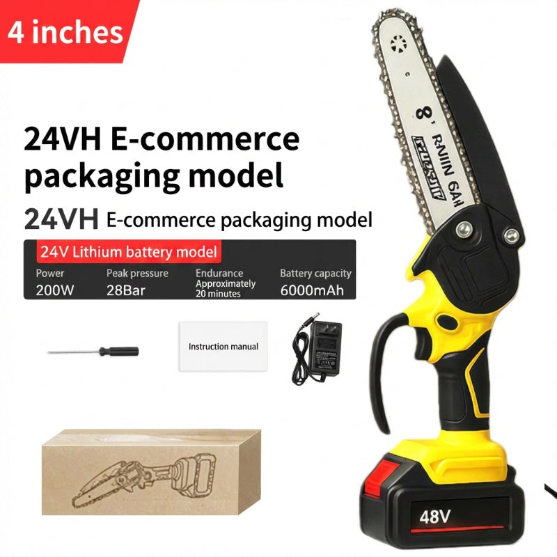 🔥 50% RABATT JETZT! Tragbare Mini-Elektrokettensäge – Sägt Äste wie Butter – in einer Sekunde einsatzbereit! ⚡