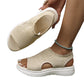 🏖️ Sommer-Sale 50% Rabatt 🏝️👡Damen Strick-Plateausandalen ✨Atmungsaktive bequeme Sommersandalen mit weicher Sohle für Stadt & Spaziergänge