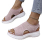 🏖️ Sommer-Sale 50% Rabatt 🏝️👡Damen Strick-Plateausandalen ✨Atmungsaktive bequeme Sommersandalen mit weicher Sohle für Stadt & Spaziergänge
