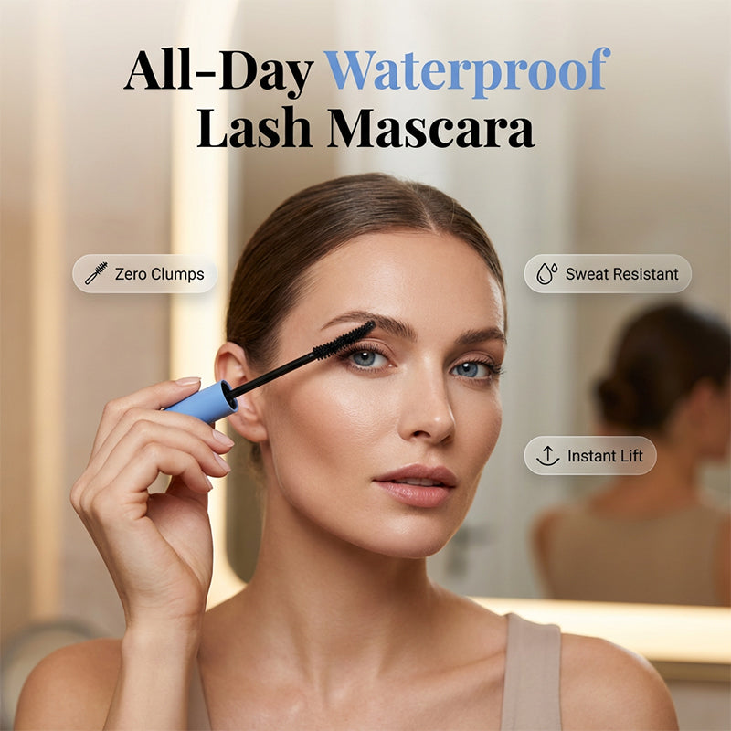 ❄️Sommerfrisch 50% Rabatt!🖤Wasserfeste Wimperntusche – Klumpfreie Mascara für Länge, Volumen & den ganzen Tag Lift