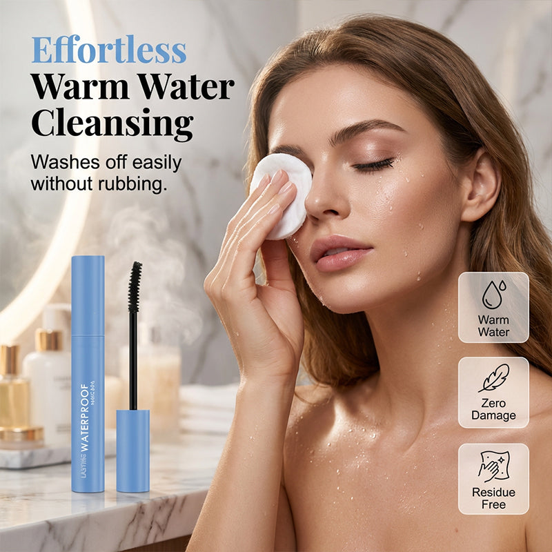 ❄️Sommerfrisch 50% Rabatt!🖤Wasserfeste Wimperntusche – Klumpfreie Mascara für Länge, Volumen & den ganzen Tag Lift