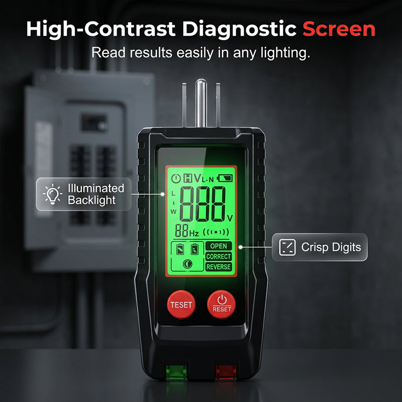 ⏳Zeitlich begrenztes Sonderangebot⏰Digital Circuit Breaker Finder and Outlet Tester Kit – Sicherungen finden, Steckdosen testen – in Sekunden 🔌🛡️