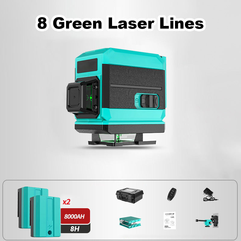 360-Grad-Laser-Wasserwaage für den Außenbereich – für Bau- und Fliesenarbeiten📐✨