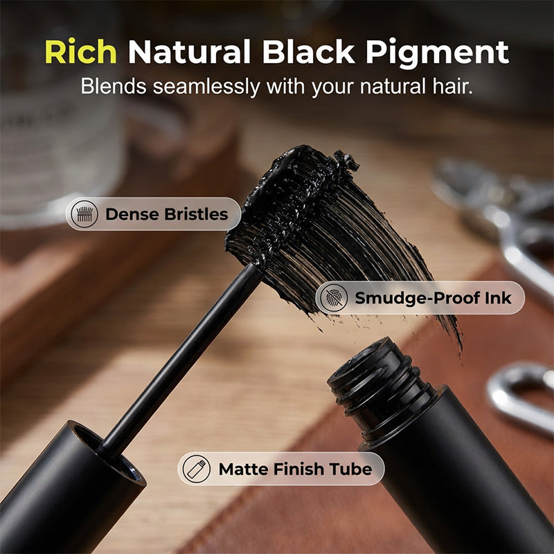 🖍️ Sofort-Bartfarbstift – Grauabdeckung für einen volleren & kräftigeren Look – tragbarer Touch-Up-Stift für schnelle Auffrischung zwischendurch ✨