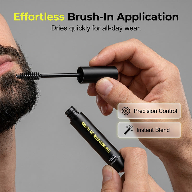 🖍️ Sofort-Bartfarbstift – Grauabdeckung für einen volleren & kräftigeren Look – tragbarer Touch-Up-Stift für schnelle Auffrischung zwischendurch ✨