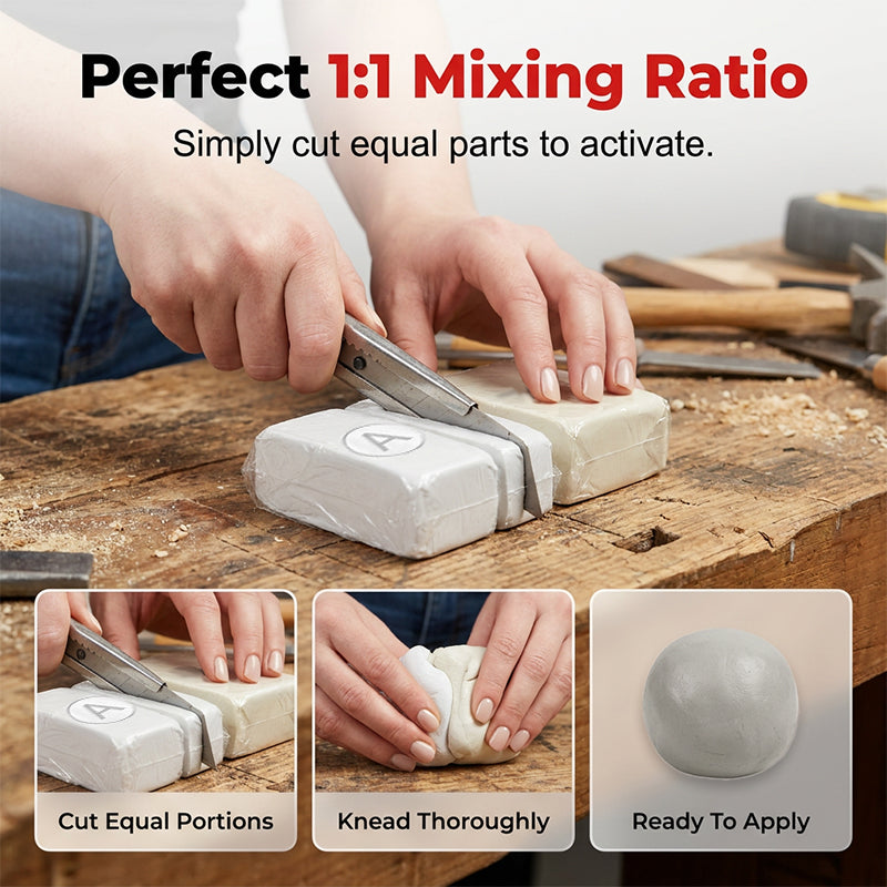 📢📢50 % RABATT !! ⏰AB Epoxy Putty – Reparaturknetmasse für Steinmodelle