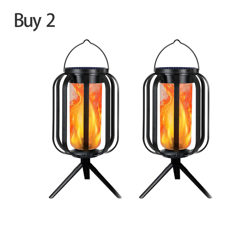 📢📢50% RABATT!!⏰Solar-Flackerflammen-Laterne – wasserdicht, automatisch & kabellos – realistisches warmes Licht für Terrasse & Garten 🌙