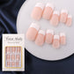 💅 50 % RABATT FÜR BEGRENZTE ZEIT! ✨ Color Pop Aufkleb-Kunstnägel Set mit 288 Stück – 12 Größen, einfache Anwendung, salonfertiger French-Look ohne Nagellack