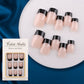 💅 50 % RABATT FÜR BEGRENZTE ZEIT! ✨ Color Pop Aufkleb-Kunstnägel Set mit 288 Stück – 12 Größen, einfache Anwendung, salonfertiger French-Look ohne Nagellack