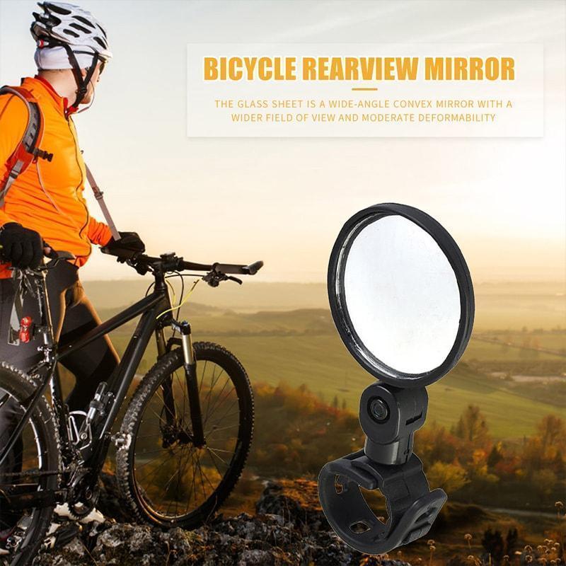 ⏳Zeitlich begrenztes Sonderangebot⏰360° drehbarer Rückspiegel – Klare Sicht nach hinten, kein Verdrehen des Halses mehr. Passend für Fahrräder, E-Bikes und Motorräder. Werkzeuglose Silikonbefestigung! 🛡️✨