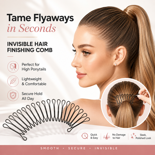 Flexibler Kamm „Invisible Grip“ für widerspenstiges Haar