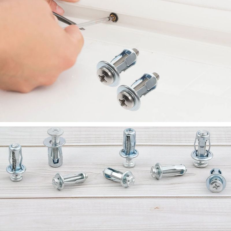 ❄️Sommer-Sonderangebot: 50 % Rabatt!🔩Metall-Hohlwanddübel für Gipskartonplatten – Stabile Spreizdübel für Regalbretter, Haken, Lampen und Wandmontage
