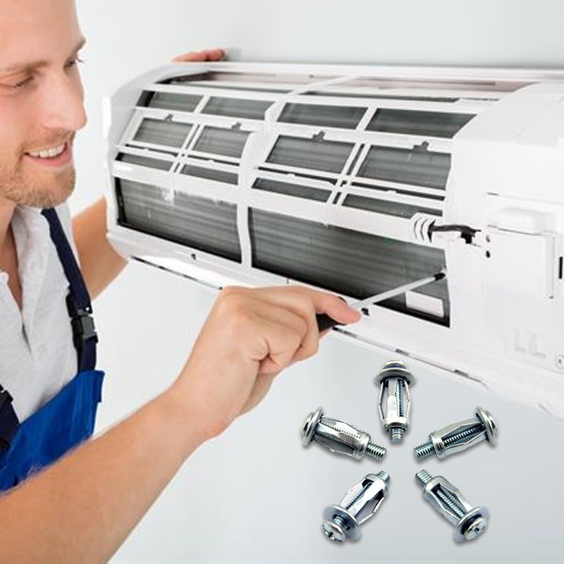 ❄️Sommer-Sonderangebot: 50 % Rabatt!🔩Metall-Hohlwanddübel für Gipskartonplatten – Stabile Spreizdübel für Regalbretter, Haken, Lampen und Wandmontage