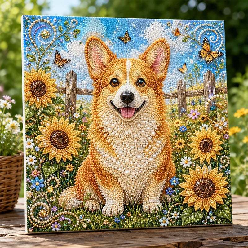 🏆 Letzter Tag Sonderpreis 19,90 £ 🦉💛 Highland Cow Pearl Art DIY-Set – Entspannendes Bastelprojekt zur Gestaltung atemberaubender Küstenkunstwerke (📦 2 kaufen, versandkostenfrei)