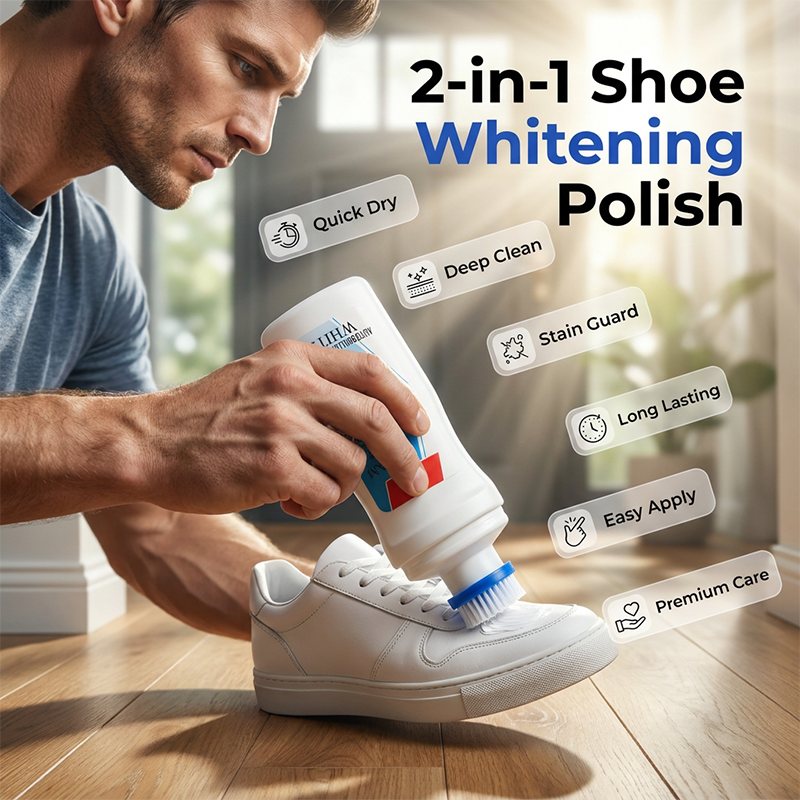 2-in-1-Politur zum Aufhellen und Reinigen von Schuhen