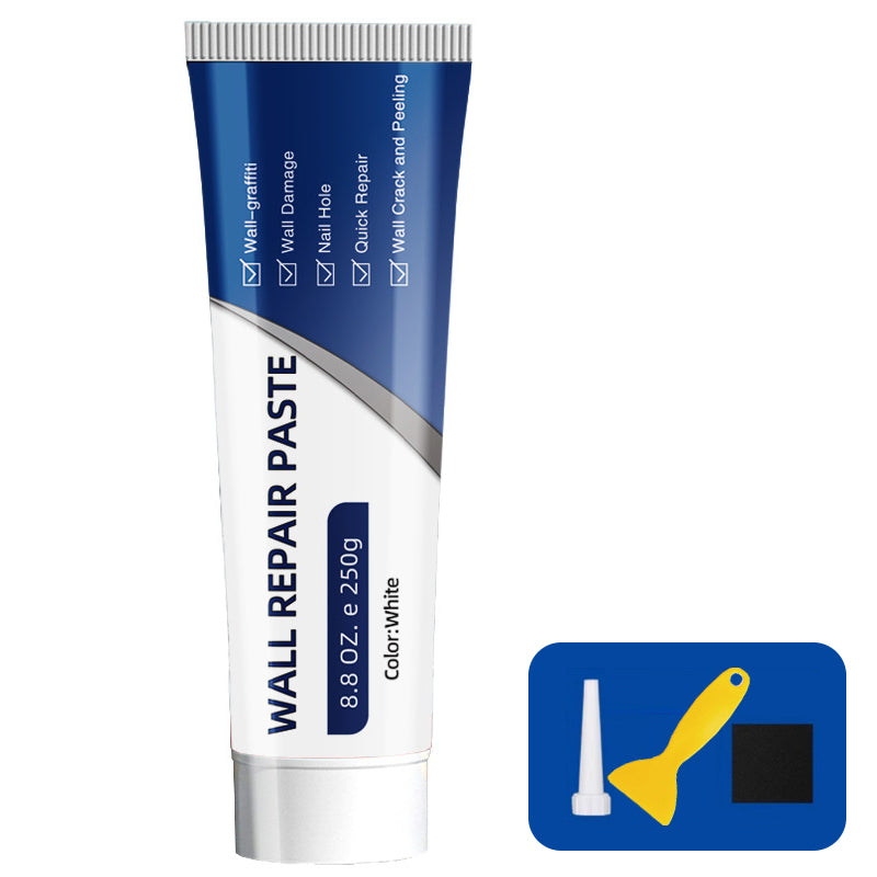 🧱 BEGRENZTE ZEIT 50% RABATT 🛠️ Wasserdichte Wandreparaturpaste — Füllt Risse & Absplitterungen, glatte weiße Oberfläche