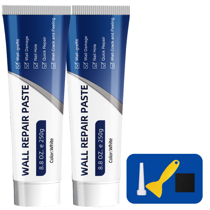 🧱 BEGRENZTE ZEIT 50% RABATT 🛠️ Wasserdichte Wandreparaturpaste — Füllt Risse & Absplitterungen, glatte weiße Oberfläche
