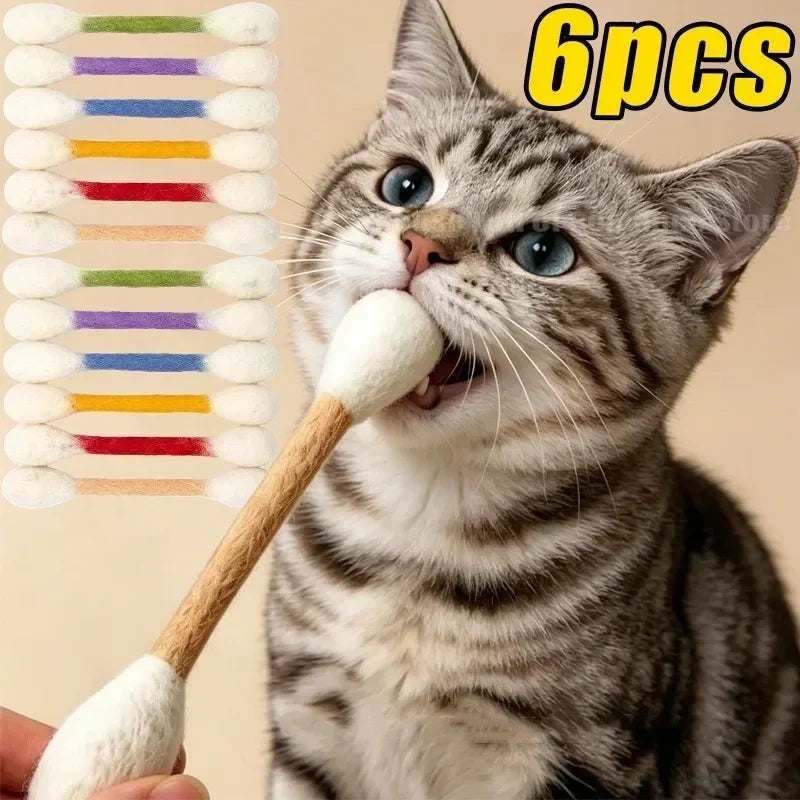 🔥 HEUTE 50 % RABATT! 🐱 Interactive Swab Cat Toy with Catnip