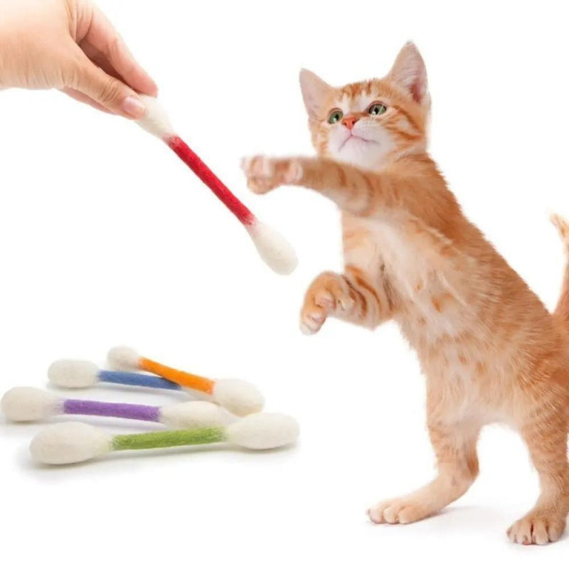 🔥 HEUTE 50 % RABATT! 🐱 Interactive Swab Cat Toy with Catnip