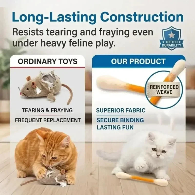 🔥 HEUTE 50 % RABATT! 🐱 Interactive Swab Cat Toy with Catnip
