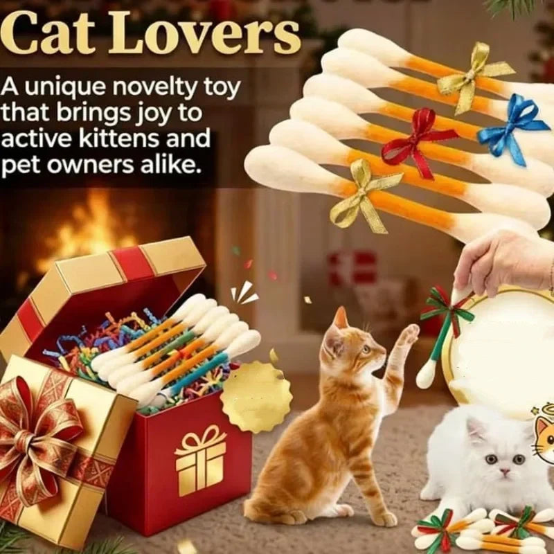 🔥 HEUTE 50 % RABATT! 🐱 Interactive Swab Cat Toy with Catnip