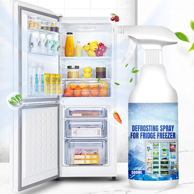 🎁Mehr kaufen – mehr sparen!🎁🧊Abtauspray für Kühl-/Gefrierschrank mit kostenlosem Spatel