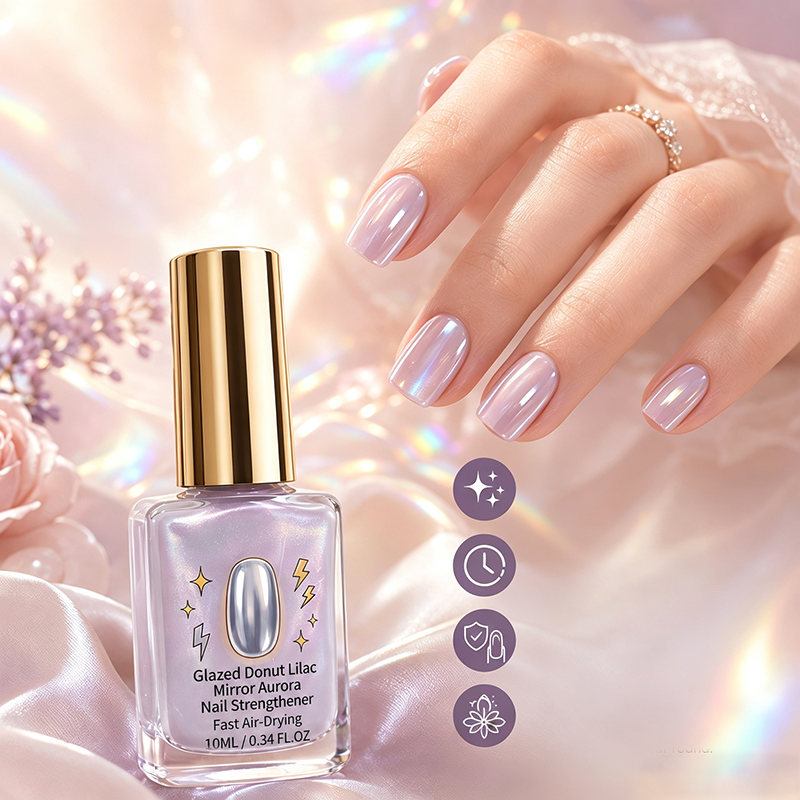 🔥🎁 1+1 GRATIS!!🥳💞 50K+ VERKAUFT! ⚡💅Lila Glanz-Spiegel-Nagelhärter
