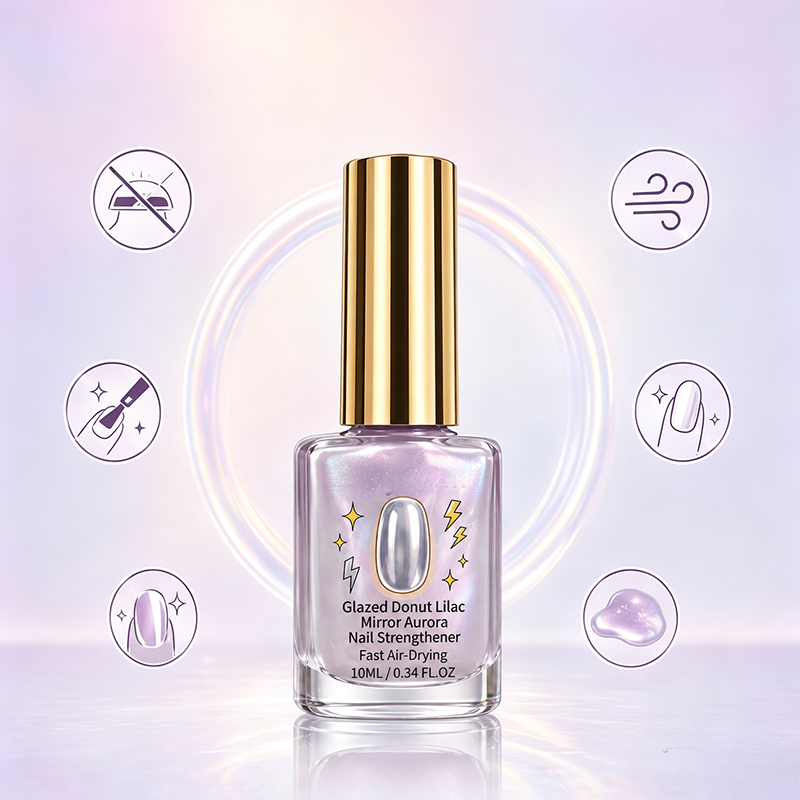 🔥🎁 1+1 GRATIS!!🥳💞 50K+ VERKAUFT! ⚡💅Lila Glanz-Spiegel-Nagelhärter