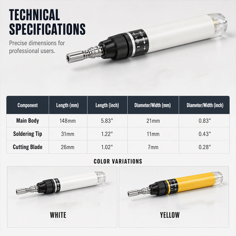 ⏰ 50% Rabatt! Nie wieder Kabelsalat! – Schnurloser Butan-Lötkolben-Stift – tragbar, schnell aufgeheizt & ideal für Reparaturen, Elektronik & unterwegs 🔥🔧