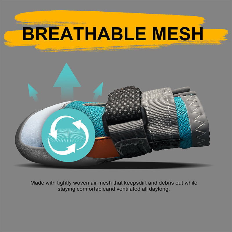 🔥 Heute -50 %! 🐶 Leuchtende Hundeschuhe mit Mesh-Gewebe