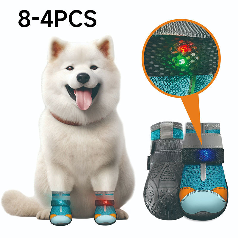 🔥 Heute -50 %! 🐶 Leuchtende Hundeschuhe mit Mesh-Gewebe