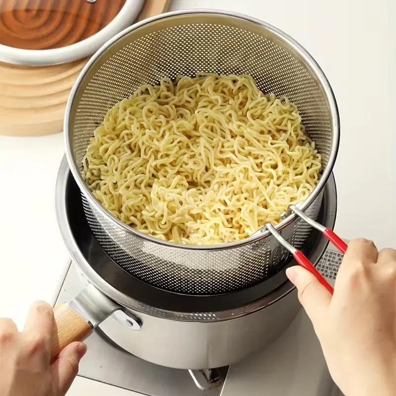Multifunktionaler Bratentopf aus 304 Edelstahl