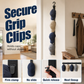 Wandmontierter Hutorganizer mit 8 Clips