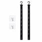 Wandmontierter Hutorganizer mit 8 Clips