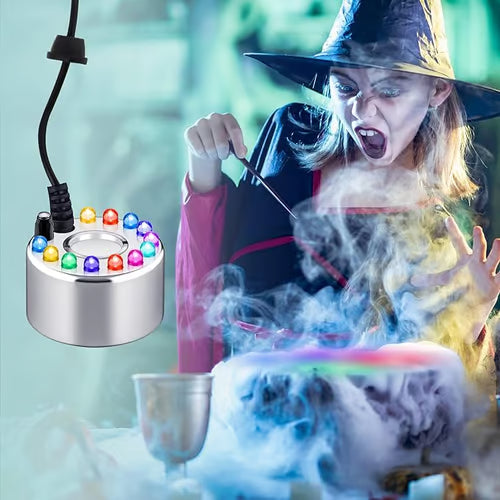 ⚡🎃🔥Ultraschall-Nebelmaschine mit 12 LEDs