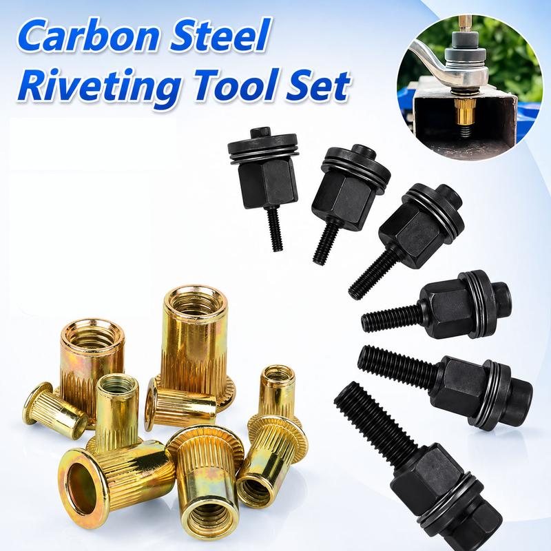 💥 50% korting! 🔧 Complete set M3–M12 – geen lassen nodig! Maak sterke schroefdraad in dun metaal. Robuust staal, zwart geoxideerd. Perfect voor auto, meubels & DIY 🚗