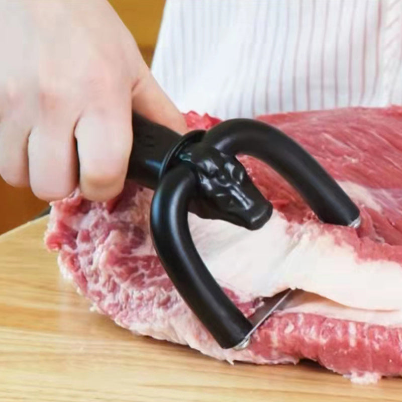 🍖 Perfekt für den Grillabend: Handlicher Fetttrimmer – magere Steaks im Handumdrehen